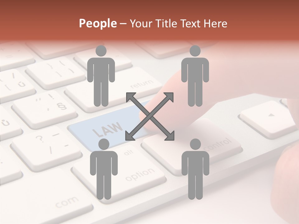 Push Legal Services Information Technology Law PowerPoint Template