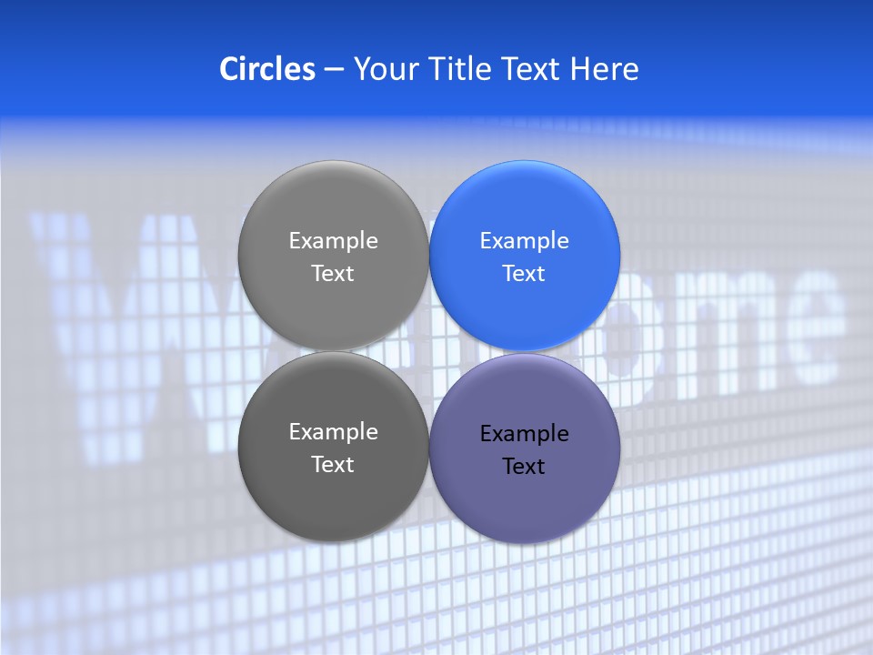 Welcome Screen Register PowerPoint Template
