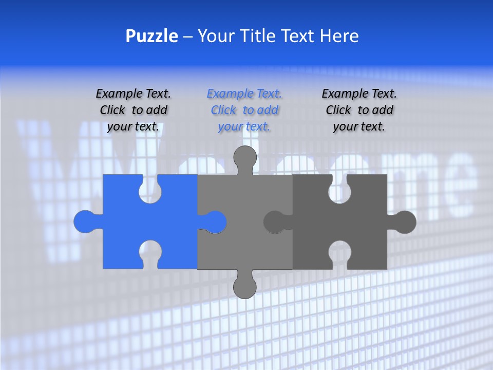 Welcome Screen Register PowerPoint Template