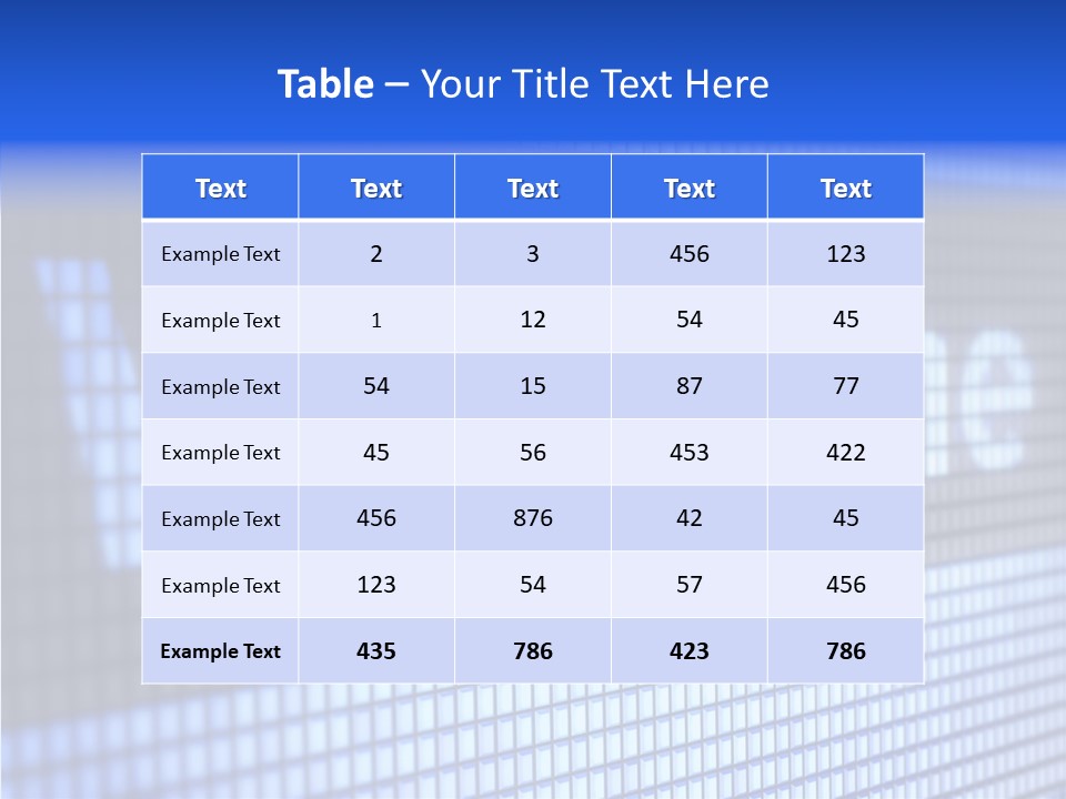 Welcome Screen Register PowerPoint Template