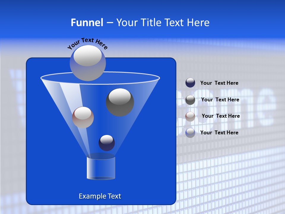 Welcome Screen Register PowerPoint Template