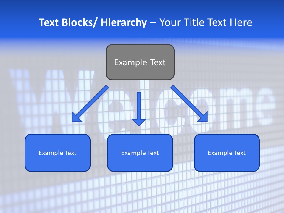 Welcome Screen Register PowerPoint Template