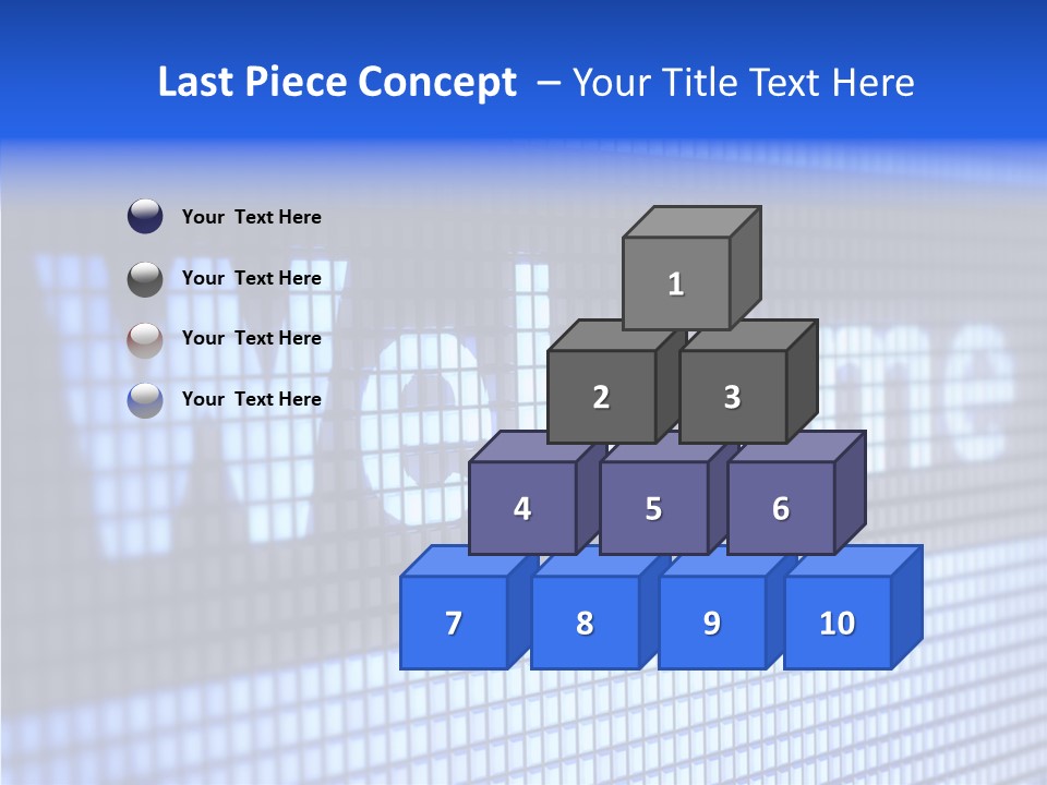 Welcome Screen Register PowerPoint Template