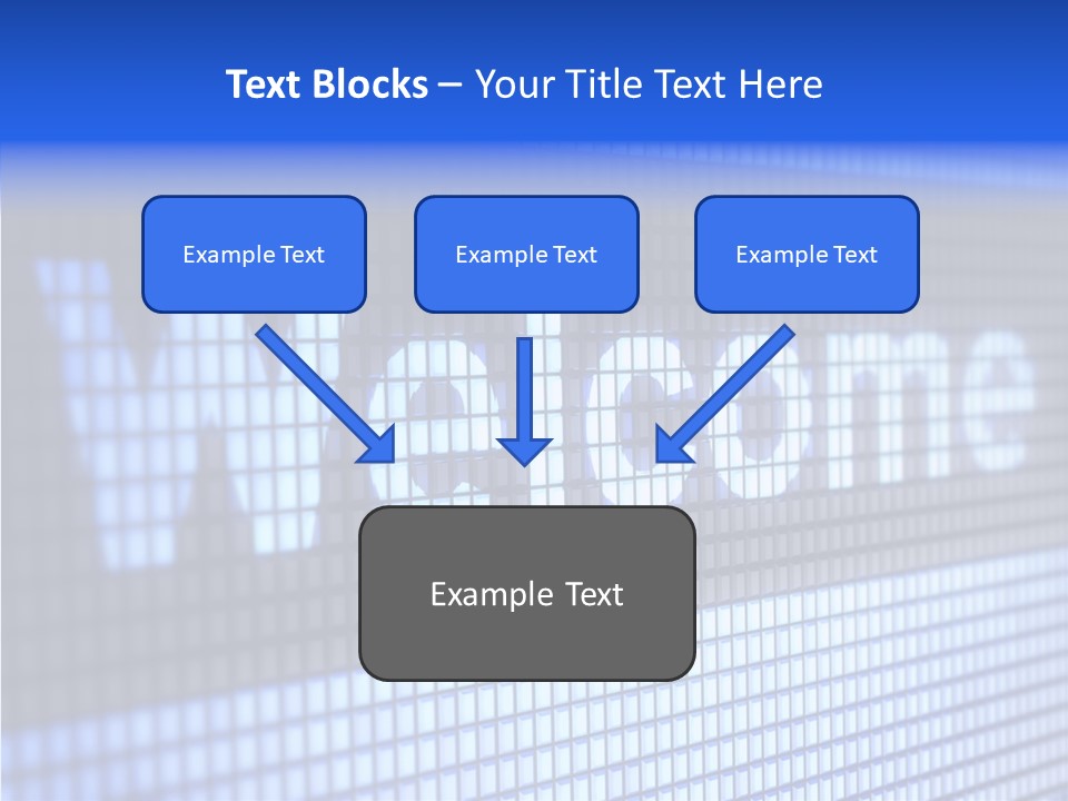 Welcome Screen Register PowerPoint Template