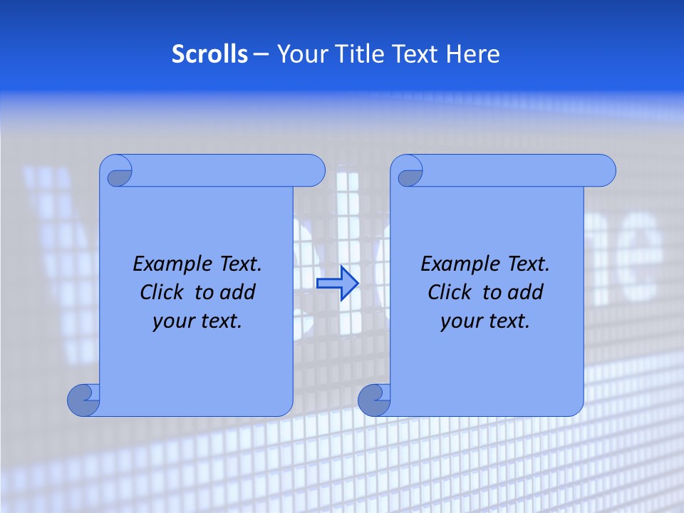Welcome Screen Register PowerPoint Template