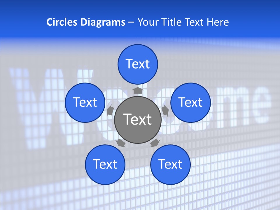 Welcome Screen Register PowerPoint Template