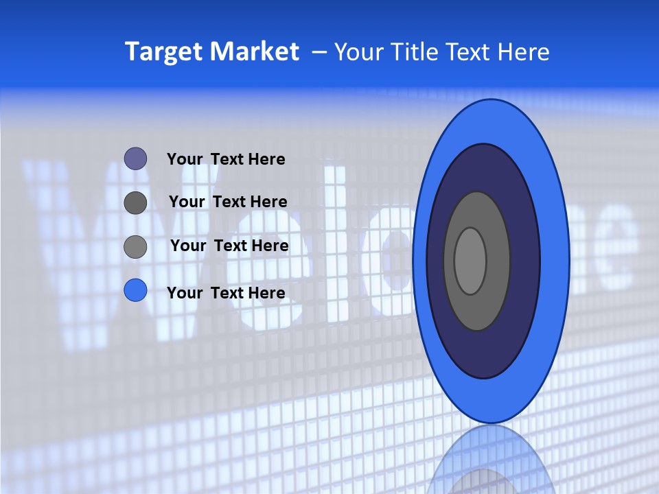 Welcome Screen Register PowerPoint Template