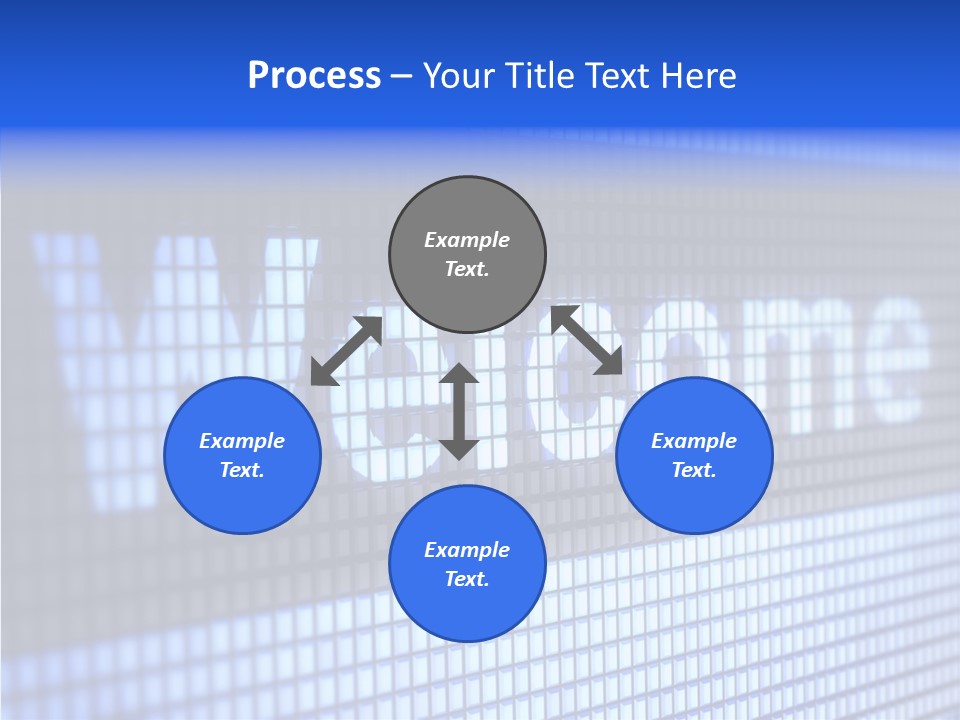 Welcome Screen Register PowerPoint Template