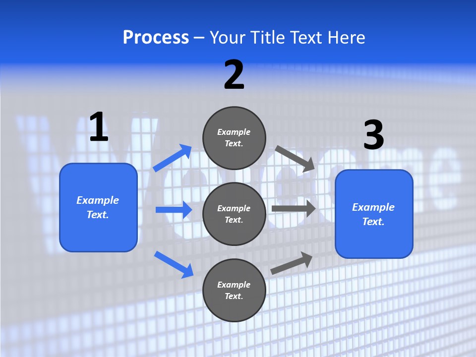 Welcome Screen Register PowerPoint Template