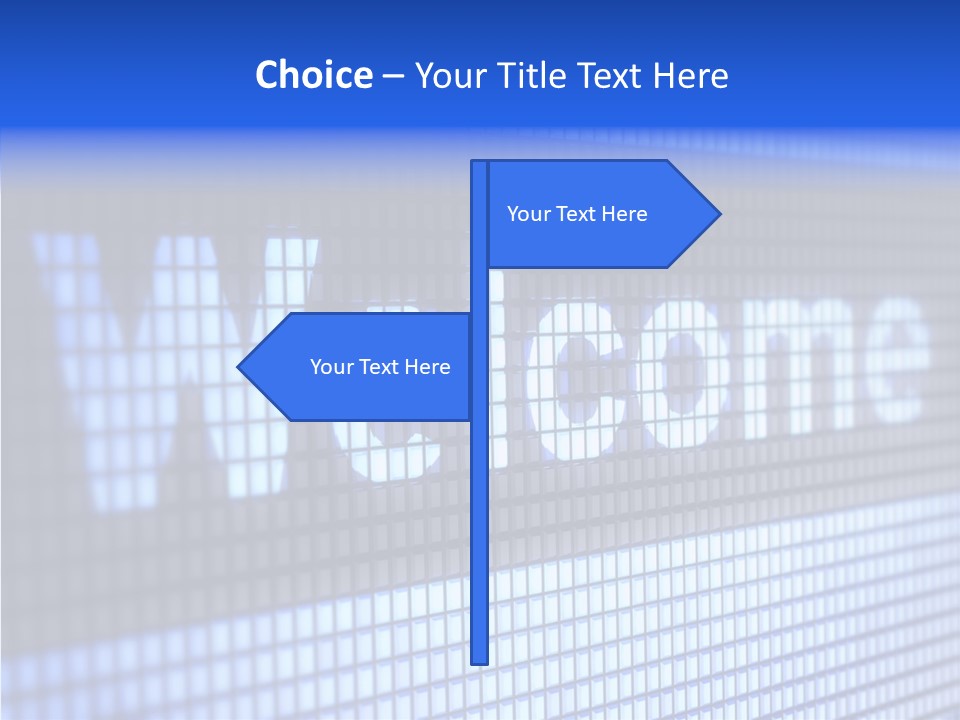 Welcome Screen Register PowerPoint Template