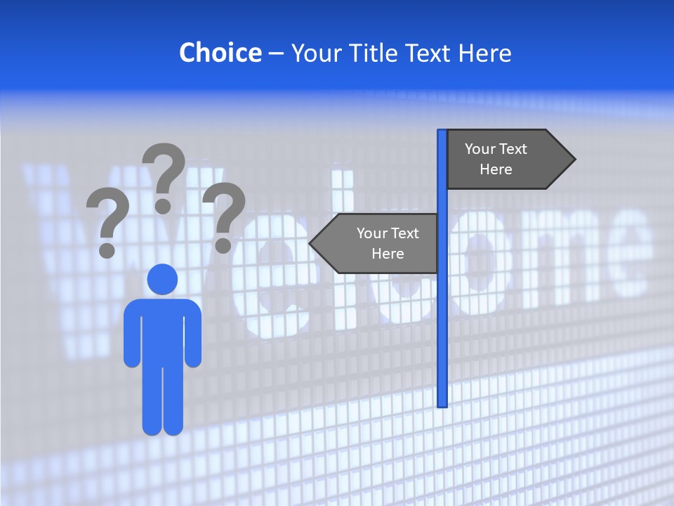 Welcome Screen Register PowerPoint Template