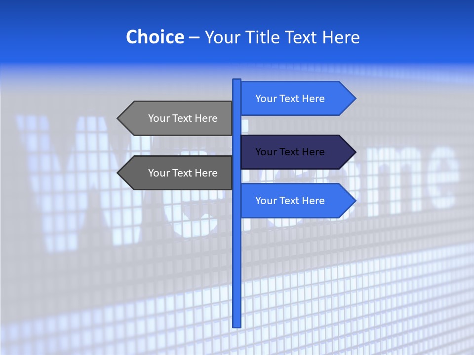 Welcome Screen Register PowerPoint Template