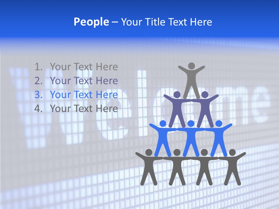 Welcome Screen Register PowerPoint Template