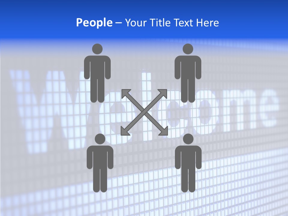 Welcome Screen Register PowerPoint Template