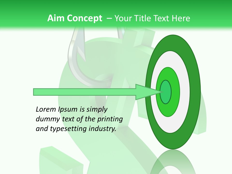 Fishing Conceptual Business PowerPoint Template