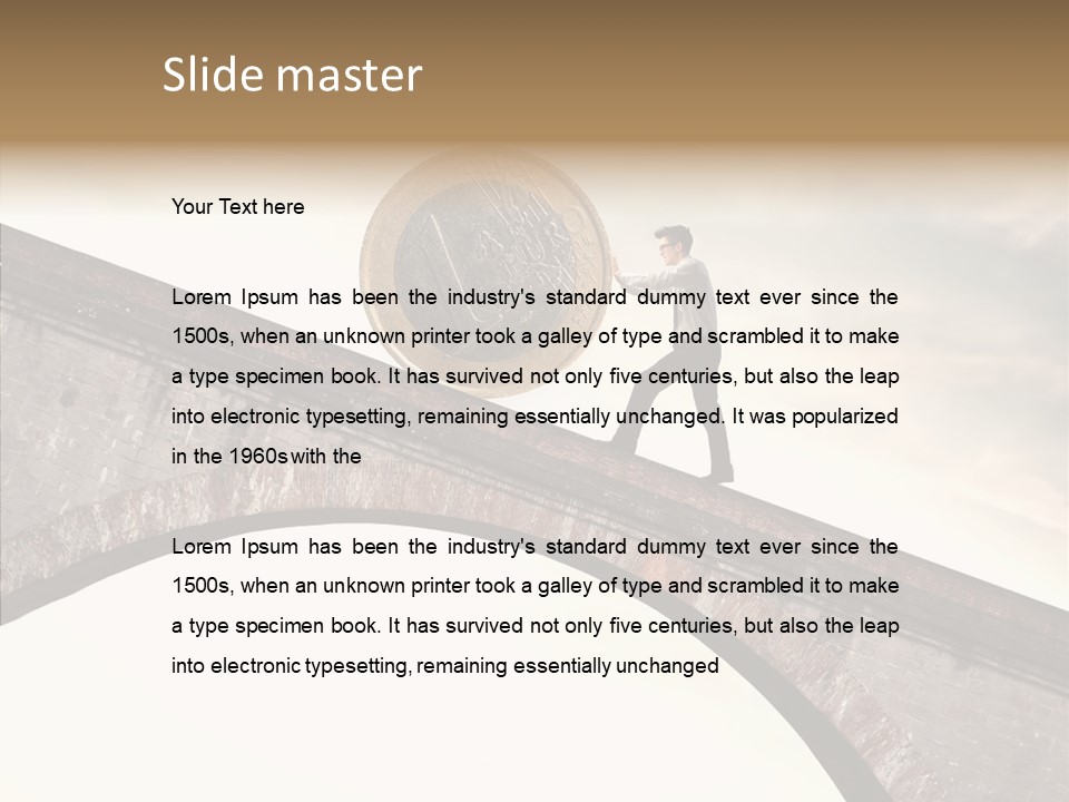 Hard Difficulty Money PowerPoint Template