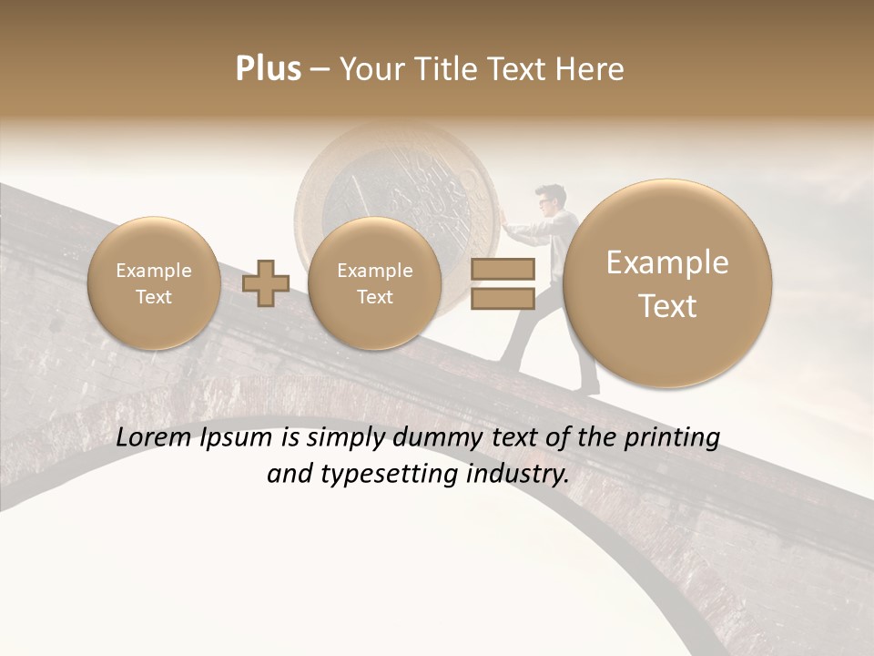 Hard Difficulty Money PowerPoint Template