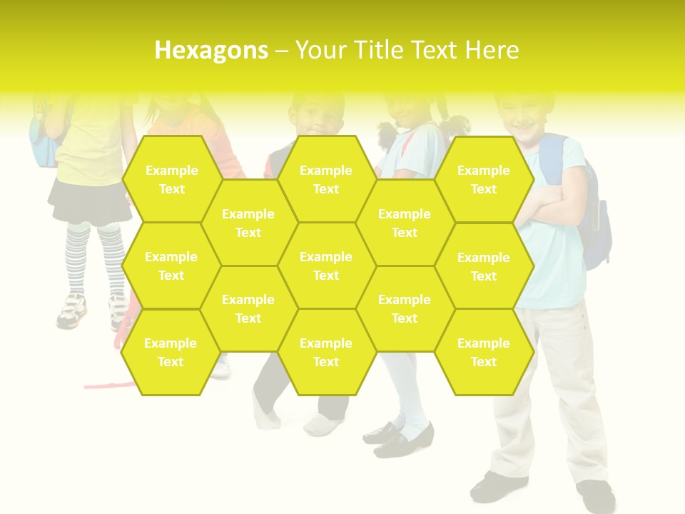 Backpack Cute Pretty PowerPoint Template