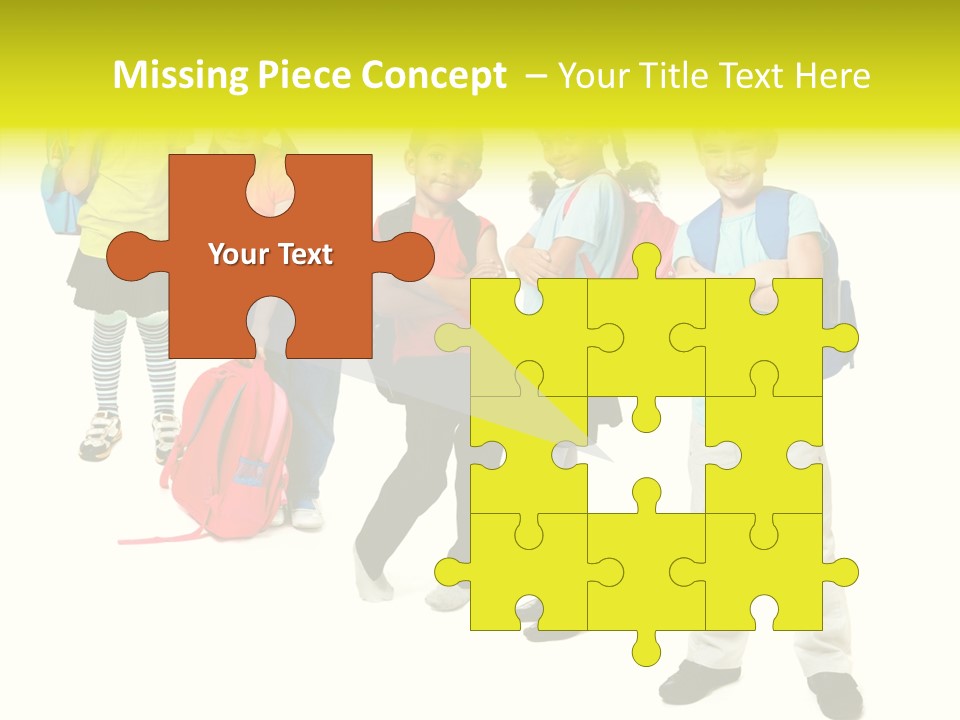 Backpack Cute Pretty PowerPoint Template