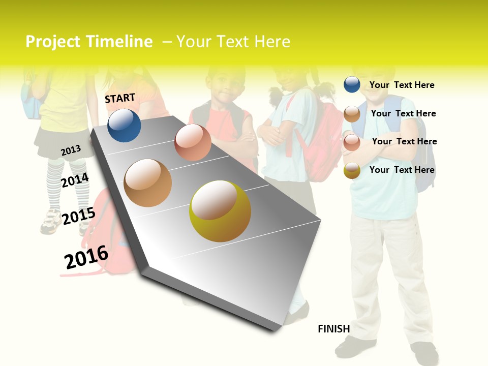 Backpack Cute Pretty PowerPoint Template