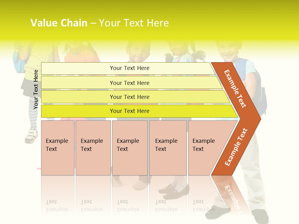 Backpack Cute Pretty PowerPoint Template