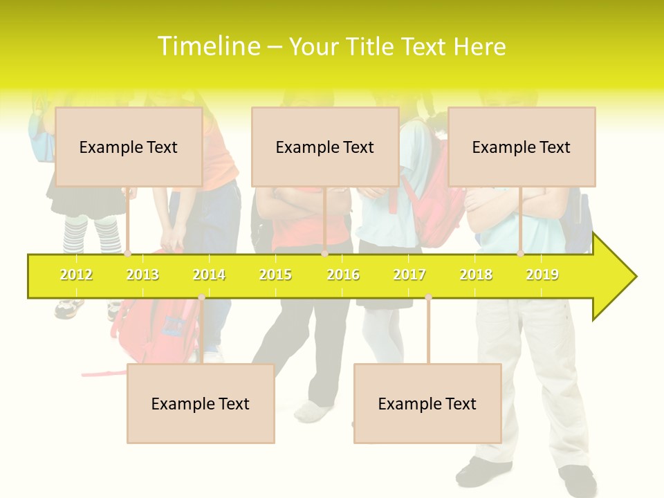 Backpack Cute Pretty PowerPoint Template