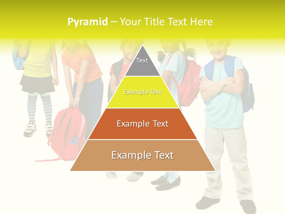 Backpack Cute Pretty PowerPoint Template