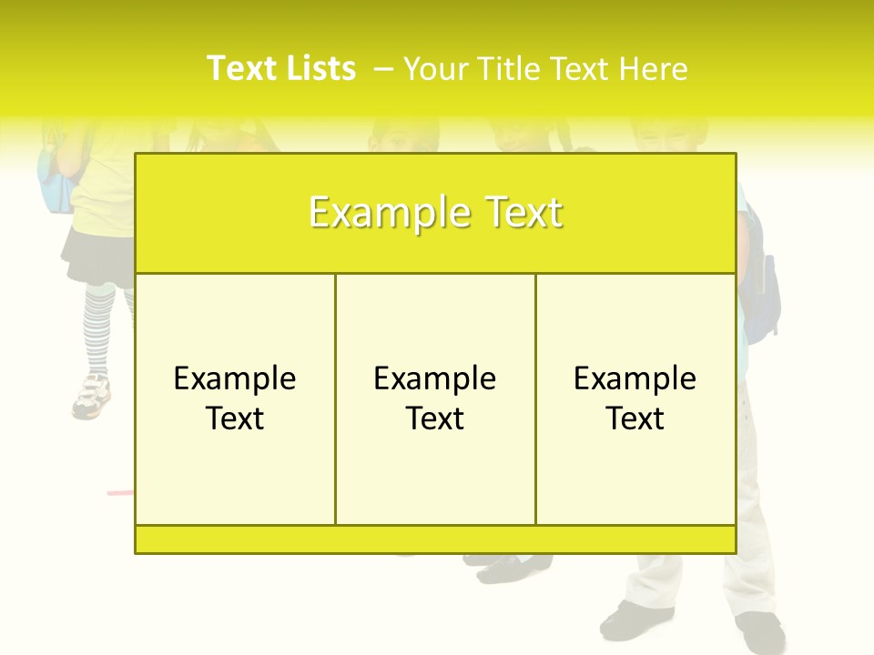 Backpack Cute Pretty PowerPoint Template