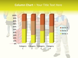 Backpack Cute Pretty PowerPoint Template