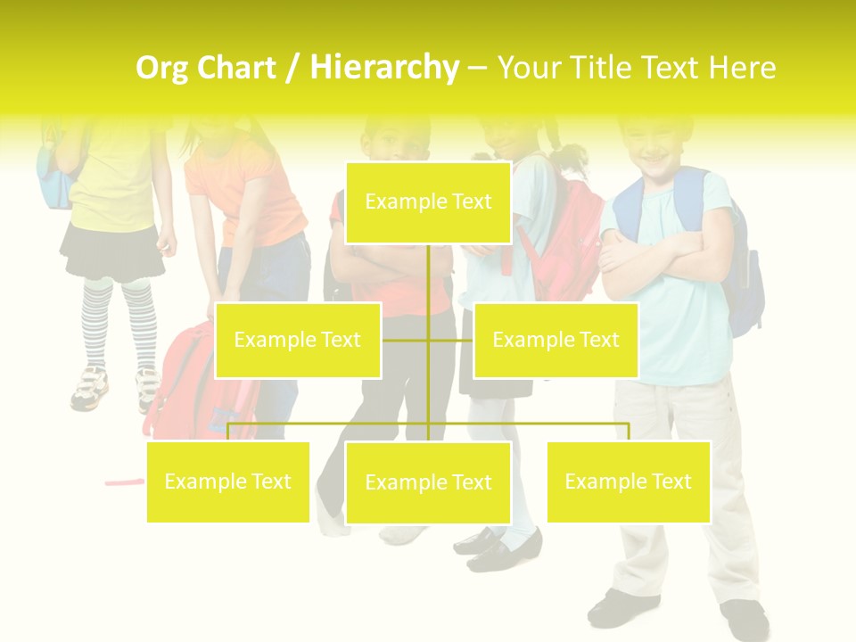 Backpack Cute Pretty PowerPoint Template