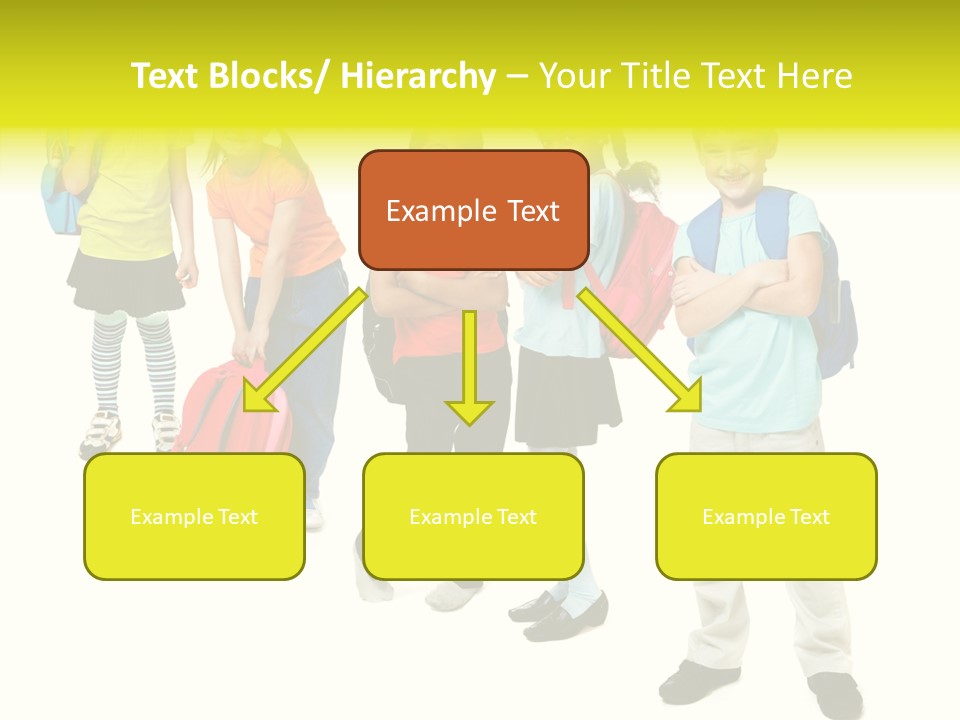 Backpack Cute Pretty PowerPoint Template