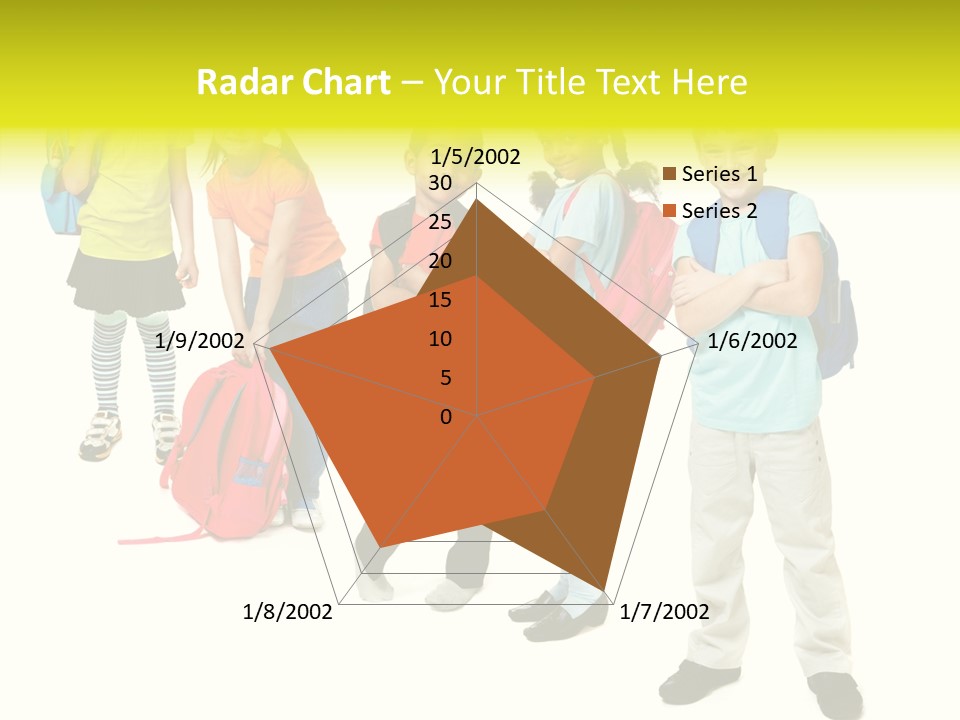 Backpack Cute Pretty PowerPoint Template