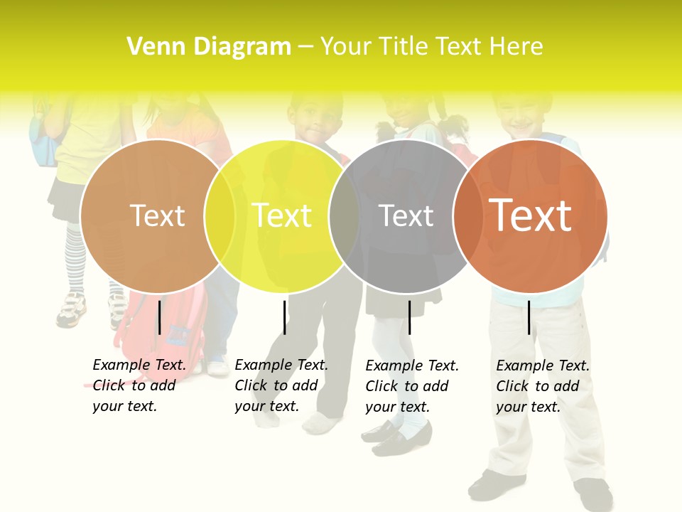 Backpack Cute Pretty PowerPoint Template