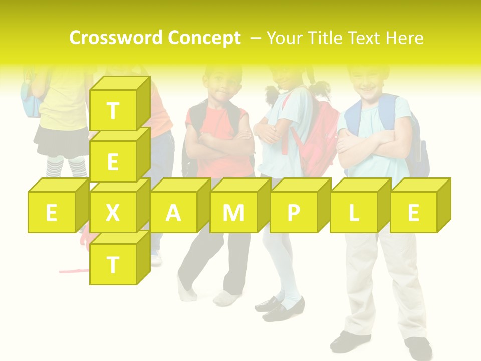 Backpack Cute Pretty PowerPoint Template