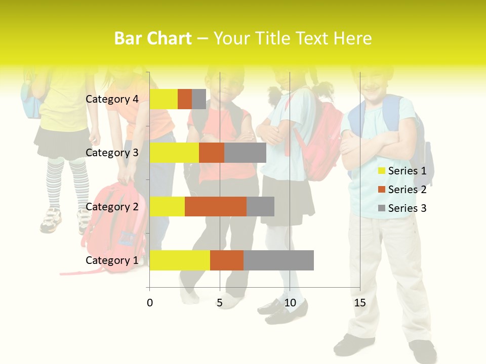 Backpack Cute Pretty PowerPoint Template