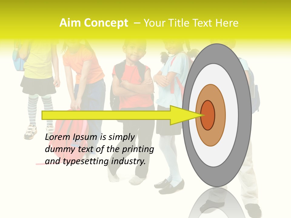 Backpack Cute Pretty PowerPoint Template