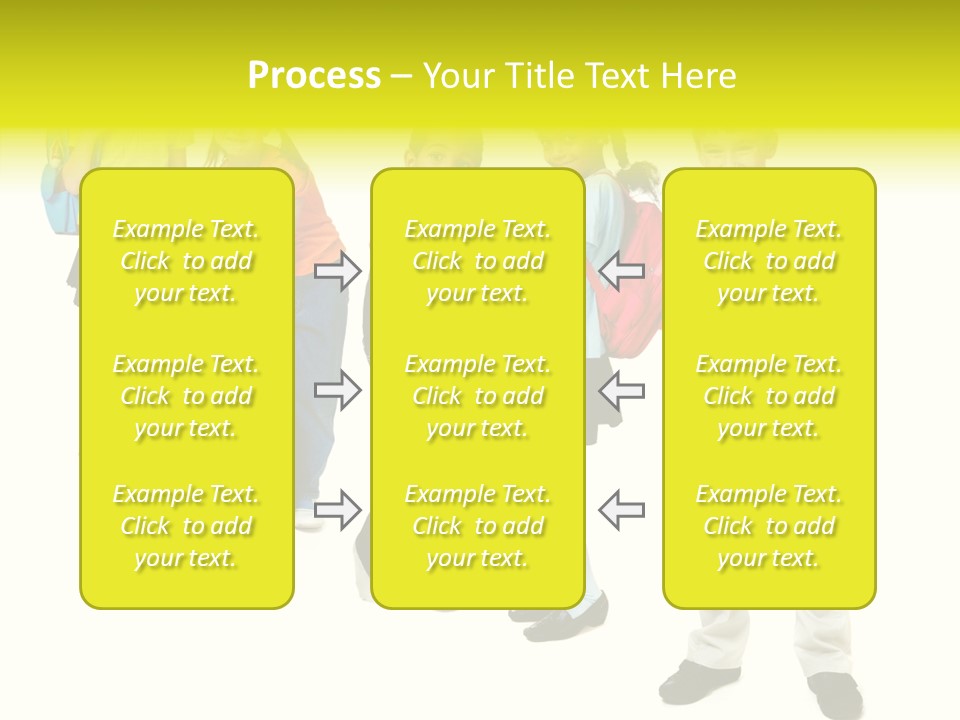 Backpack Cute Pretty PowerPoint Template