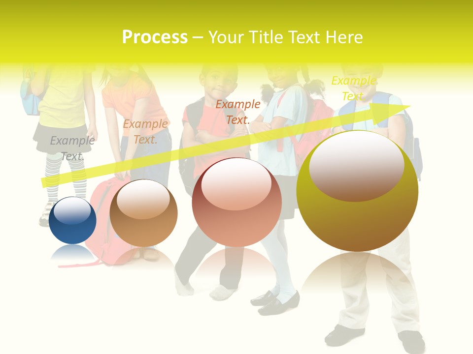 Backpack Cute Pretty PowerPoint Template