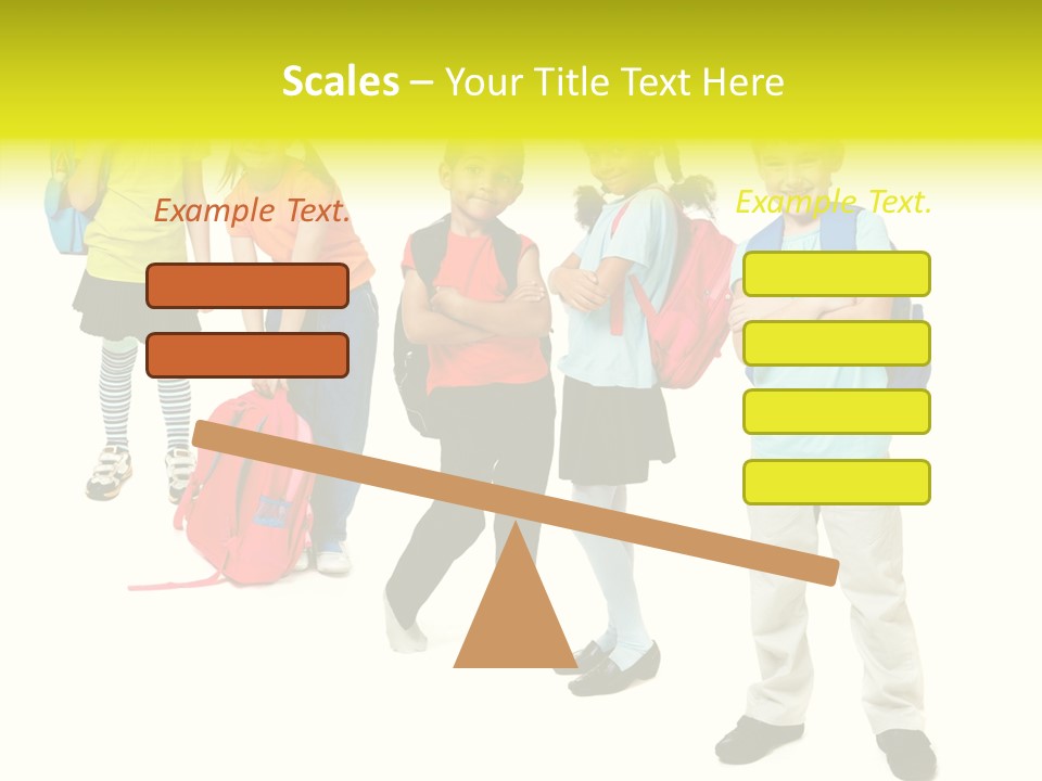 Backpack Cute Pretty PowerPoint Template