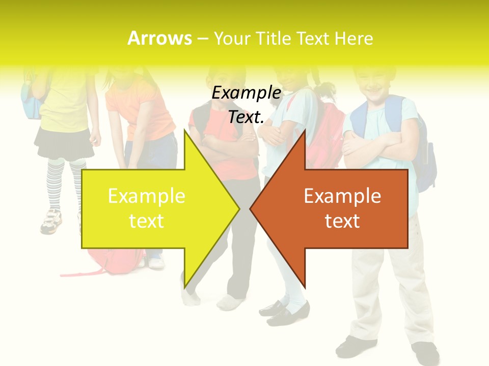 Backpack Cute Pretty PowerPoint Template