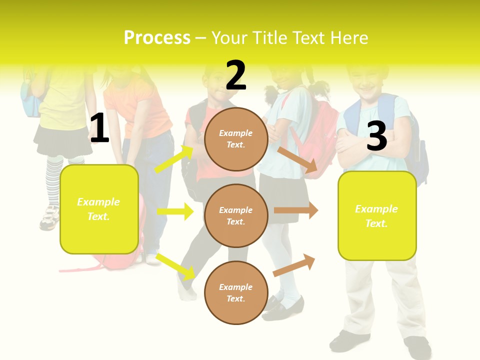 Backpack Cute Pretty PowerPoint Template