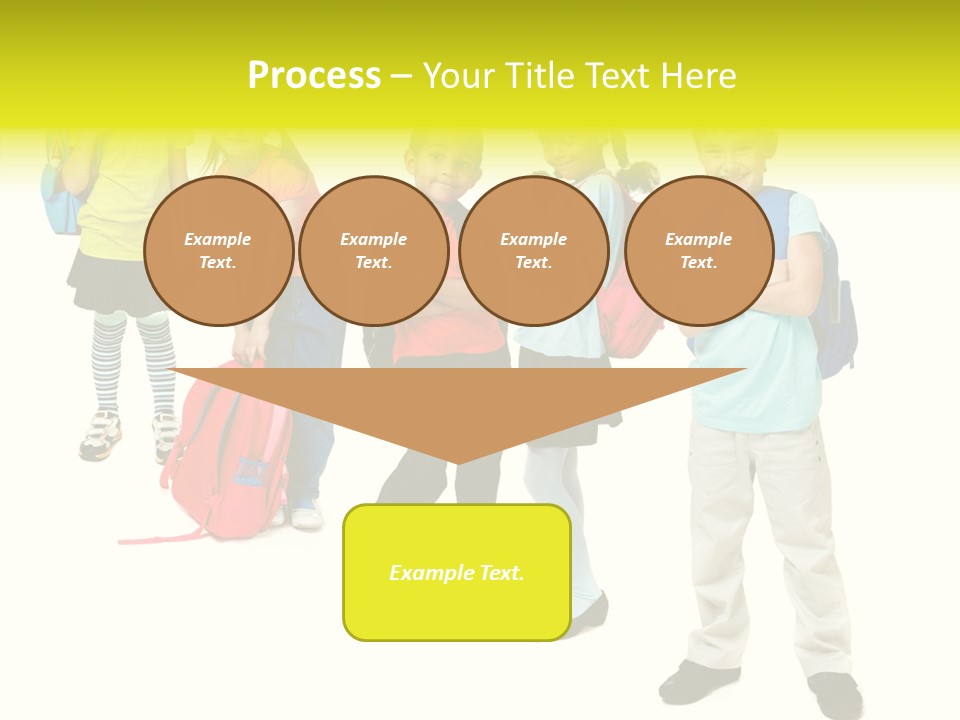 Backpack Cute Pretty PowerPoint Template