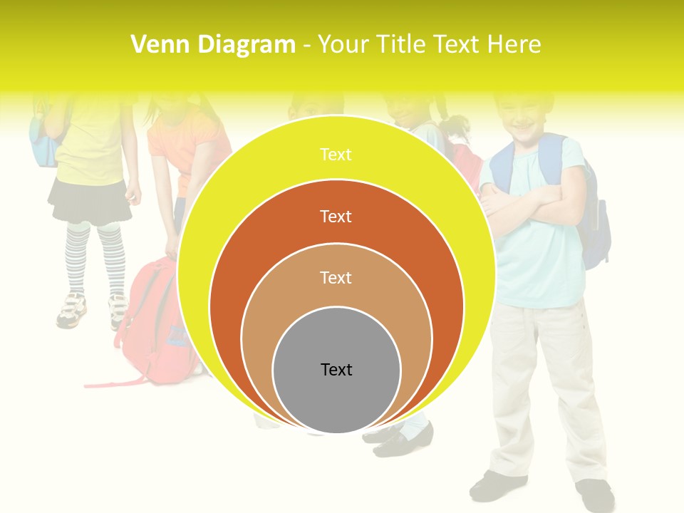 Backpack Cute Pretty PowerPoint Template