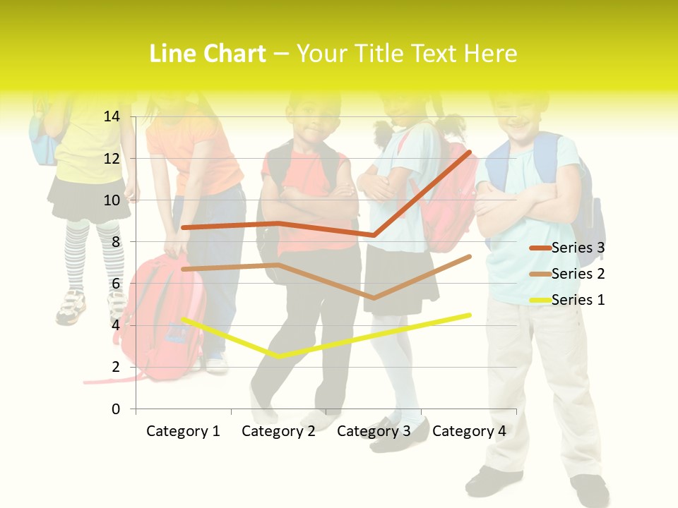 Backpack Cute Pretty PowerPoint Template