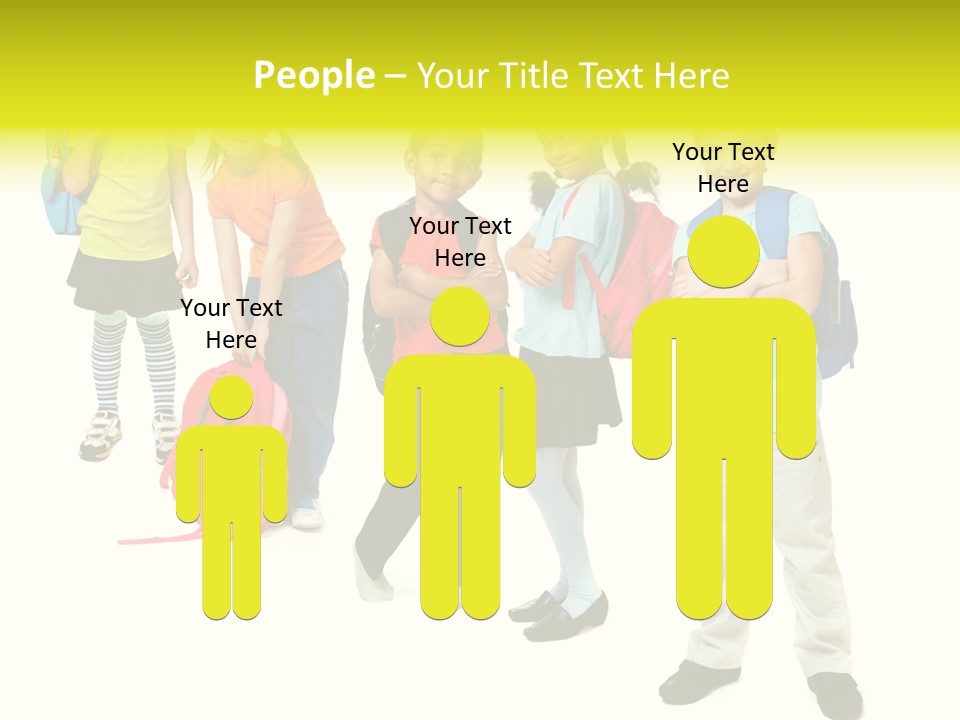 Backpack Cute Pretty PowerPoint Template