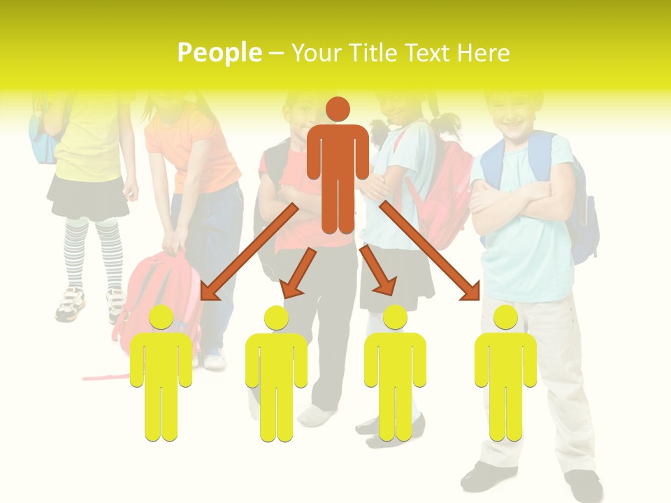 Backpack Cute Pretty PowerPoint Template