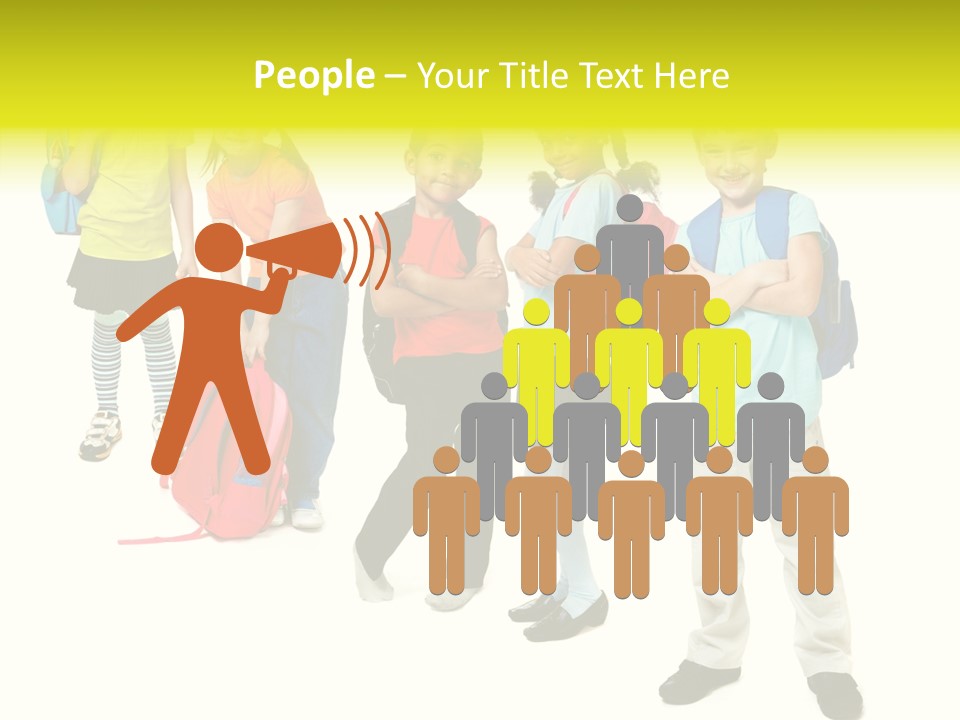 Backpack Cute Pretty PowerPoint Template