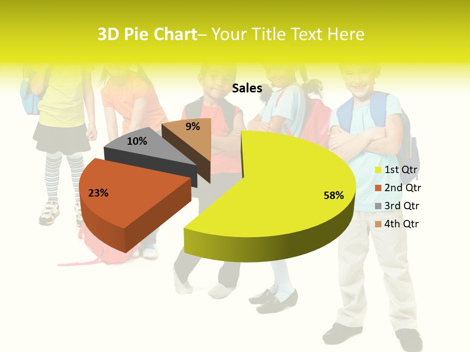 Backpack Cute Pretty PowerPoint Template