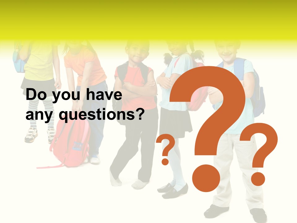 Backpack Cute Pretty PowerPoint Template