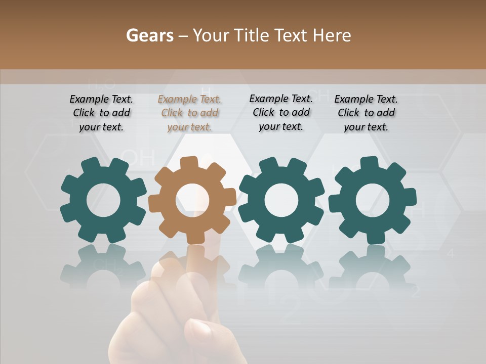 Atom Digital Flow PowerPoint Template